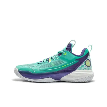 361° ONE MOTION Wave Series Basketball Shoes Men Low Top Jade Green/Ultraviolet