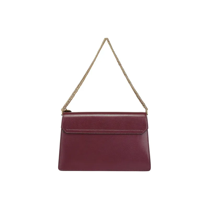 Givenchy GV3 Series Leather Handbag Shoulder Bag Women's Purple & Orange-2