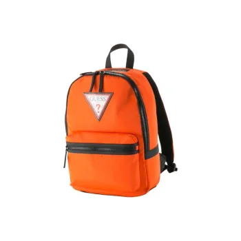 GUESS Canvas Canvas Bag Backpack Regular Men's Orange