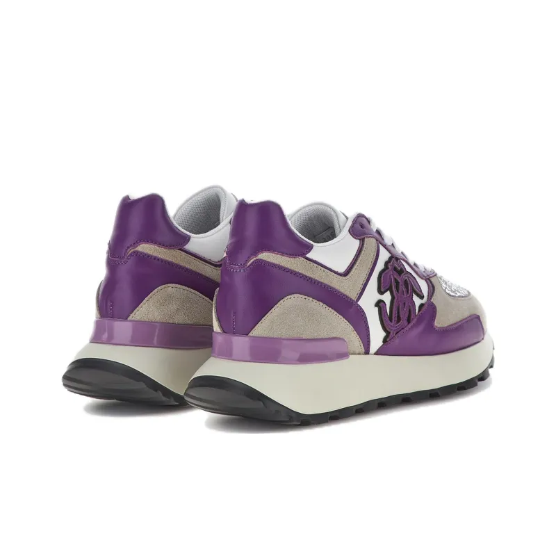 Roberto Cavalli Casual Shoes Women's Purple-4