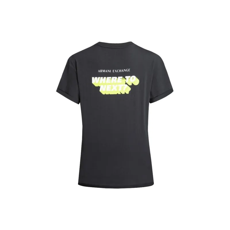 ARMANI EXCHANGEAE Regular T Shirt Women's Black-1