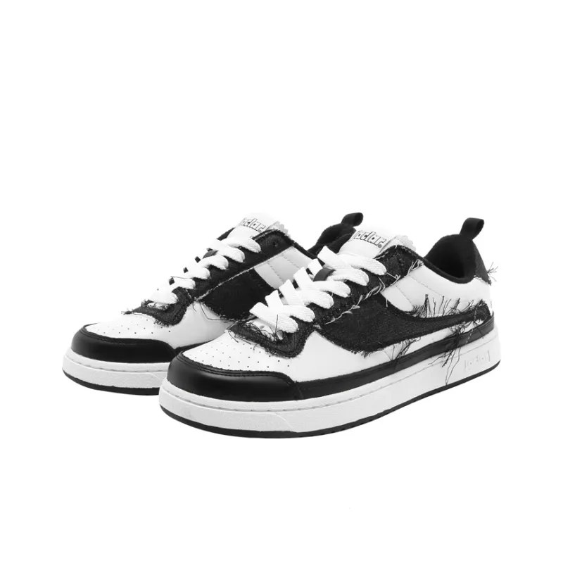 JACLAR Skateboard Shoes Unisex White Black-2
