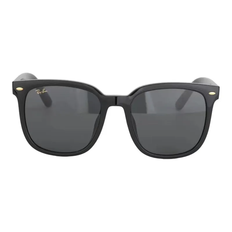 RayBan Plate Square Sunglasses Unisex Black-2