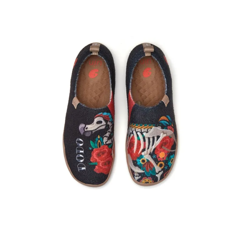 U.IN Painted Travel Shoes Toledo 1 Exploration Mauritius Collection Casual Shoes Unisex-5