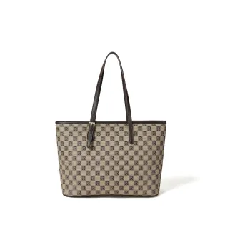 RED DRAGONFLY PVC Tote Bag, Shopping Bag, Shoulder Bag Women's Coffee