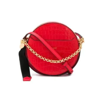 GIVENCHY Imitation Crocodile Leather Handbag Shoulder Bag Women's Red