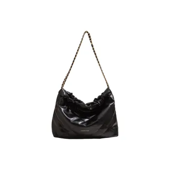UNITE STAR PU Shoulder Bag Medium Size Women's Black/Coffee/Khaki/Yellow Brown