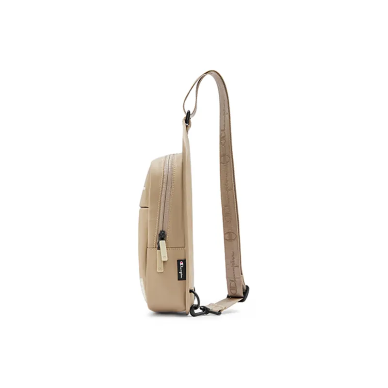 Champion Fabric Sling Bag Unisex Khaki/Dark Blue/Black-2