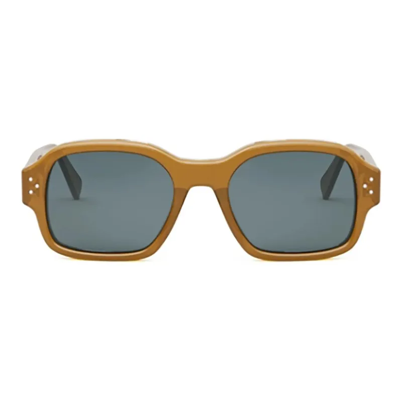 CELINE Square Sunglasses Unisex Brown-0