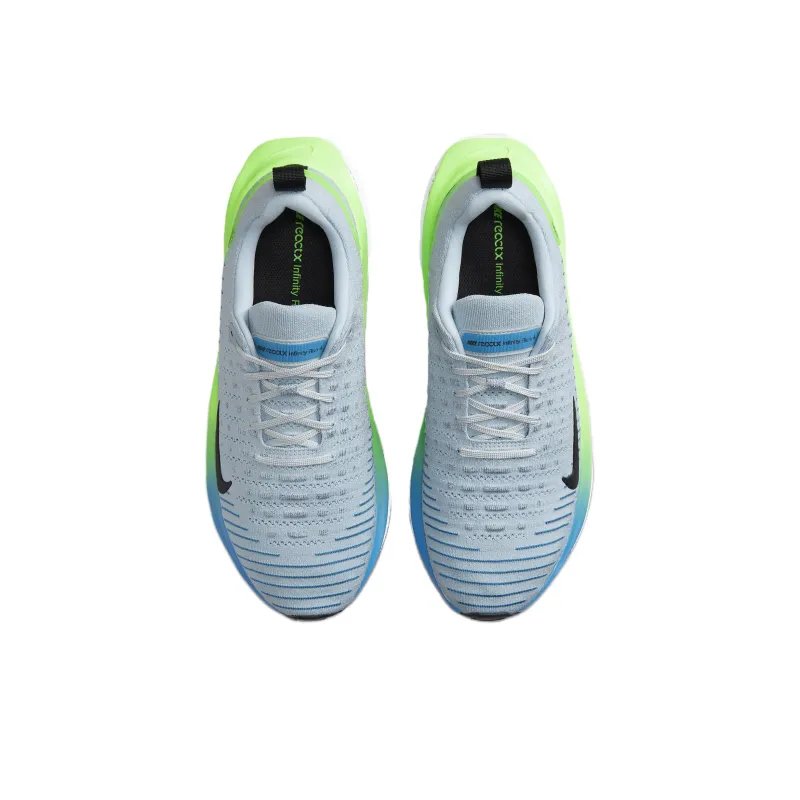 Nike ReactX Infinity Run 4 Light Armory Blue Lime-4