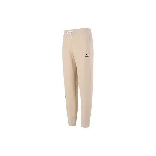 PUMA Knitted Sweatpants Men Khaki