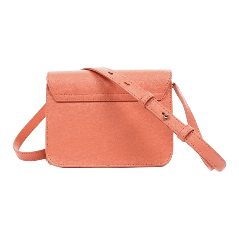 Furla Metropolis Collection Leather Shoulder Bag, Crossbody Bag Mini Women's Pink-2