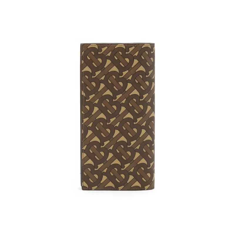 Burberry Cow Leather Wallet Men's Brown-3