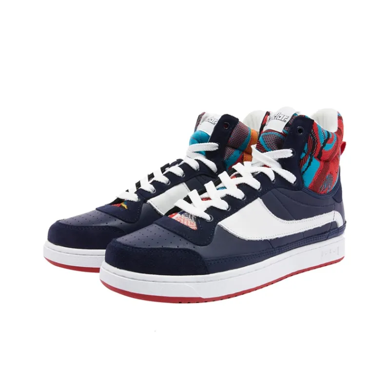 JACLAR Abrasion Resistant Breathable Slip Resistant High Top Vintage Basketball Shoes Unisex-2