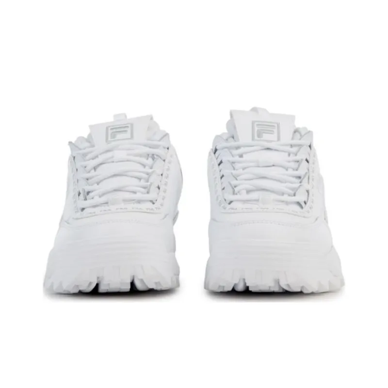 FILA Women's Disruptor 2 Premium 'White Silver'-5