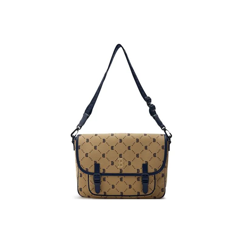 MLB Polyester Messenger Bag Shoulder Bag Crossbody Bag Regular Women's Brown-1