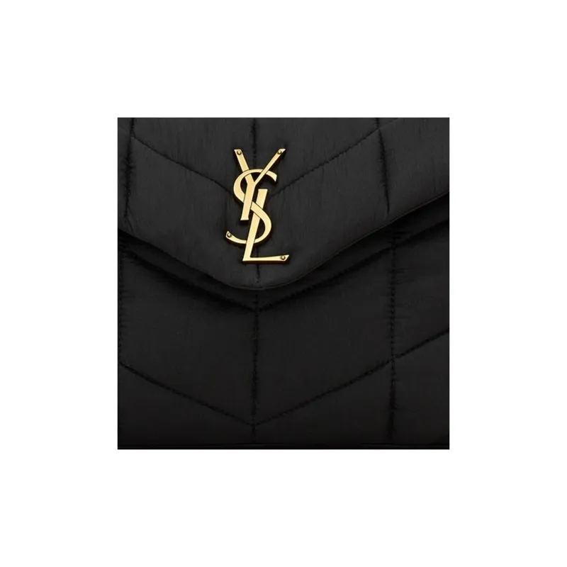 SAINT LAURENT Polyamide Portable Crossbody Bag Shoulder Bag Women's Black-5