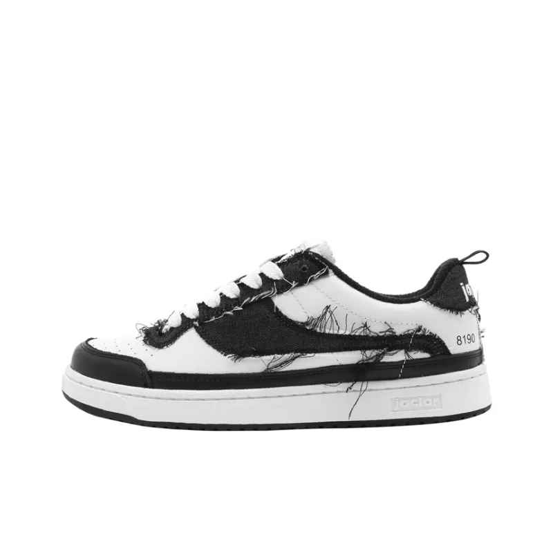 JACLAR Skateboard Shoes Unisex White Black-0