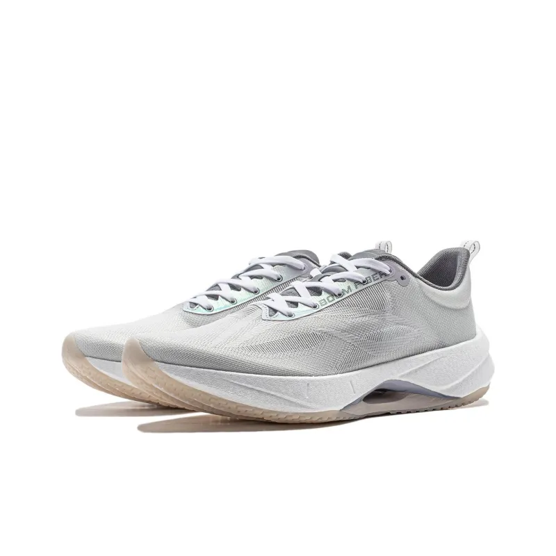 LiNing Super Light 21 Cushioned Slip Resistant Abrasion Resistant Breathable Low Top Casual Running Shoes Men's Gray-2