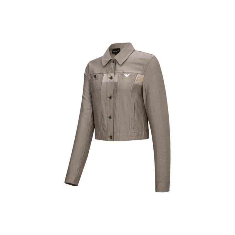EMPORIO ARMANI Jackets & Coats Women's Light Brown-2