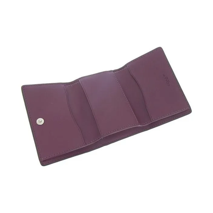 COACH Micro Leather Wallet Extra Mini Women's Deep Raspberry-4