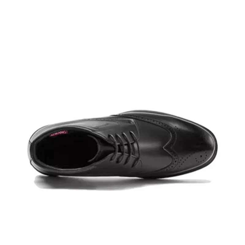 AOKANG Dress Shoes Men Low Top Black-3