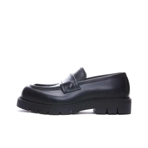 Bottega Veneta Haddock Loafers 4.5cm Men's Black