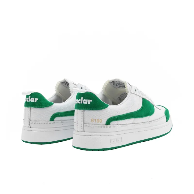 JACLAR Skateboard Shoes Unisex White Green-3