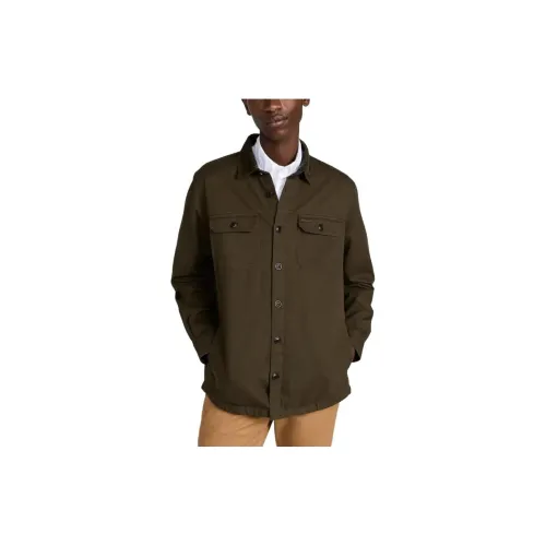 BARBOUR Shirts Men Olive Green