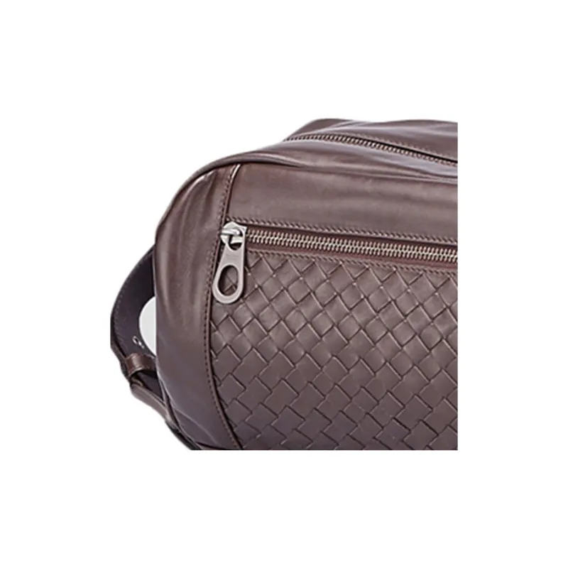 Bottega Veneta Cow Leather Fanny Pack Regular Men's Brown-2