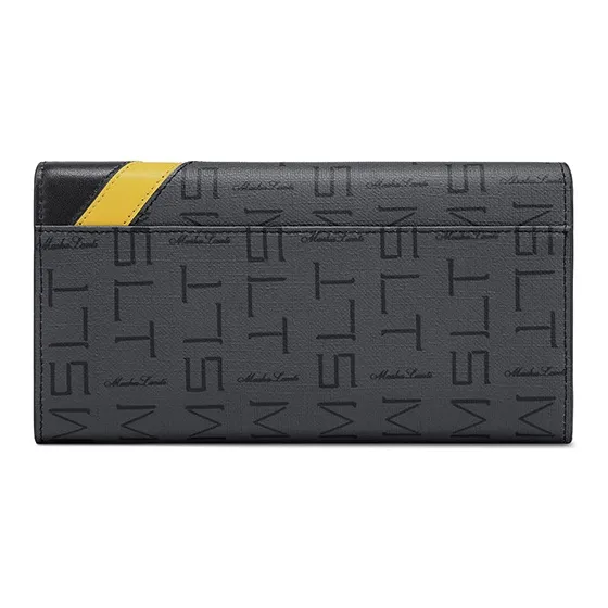 MashaLanti Synthetic Leather Coin Purses Wallets Regular Men's Dark Gray-4