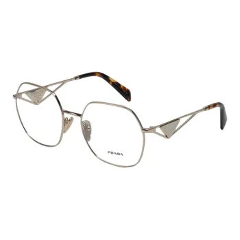 PRADA Alloy Irregular Shape Eyeglass Frames Women's
