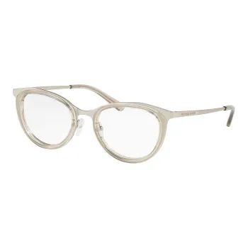 MICHAEL KORS Plastic Cat Eye Eyeglass Frames Women's Silver
