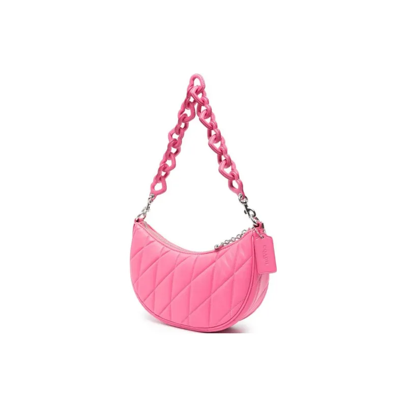 COACH Mira Calfskin Handbag Shoulder Bag Women's Mulberry Berry Pink-1