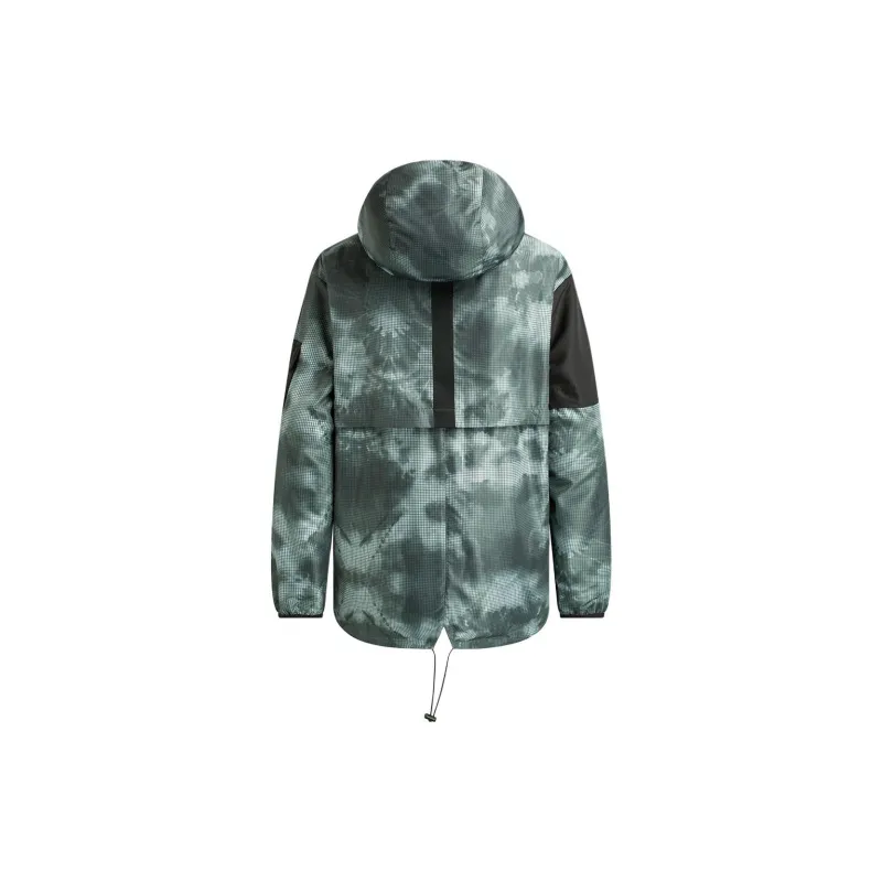 EMPORIO ARMANI EA7 Puffer Jacket Men's Green Camouflage-1