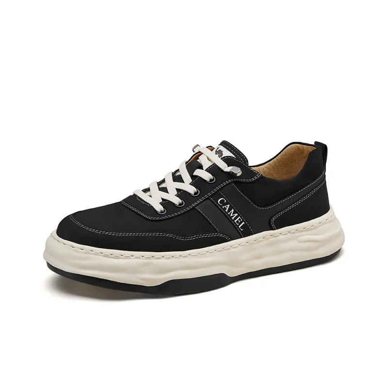 CAMEL Low-Top Skateboard Shoes Men's-1