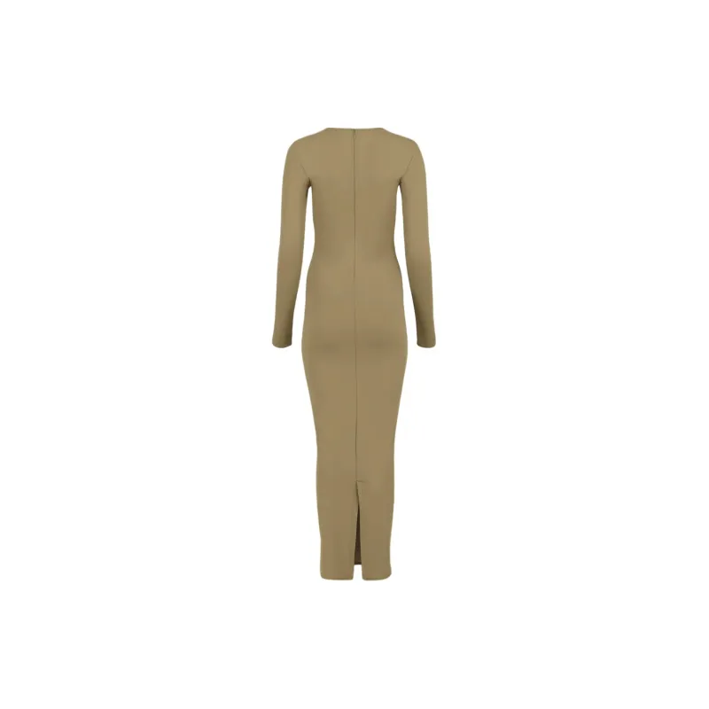 Entire Studios FW23 Long-Sleeved Dresses Women's Khaki-1