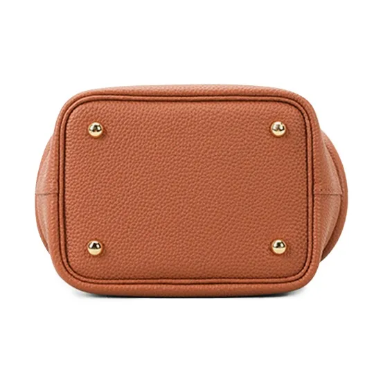 PIERRE CARDIN Cow Leather Shoulder Bag Regular Women's Black/Green/Brown/Red-19