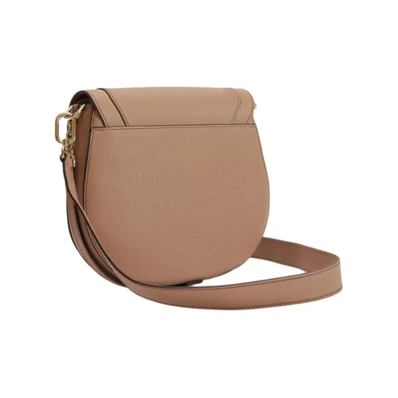 Furla Calfskin Shoulder Bag, Crossbody Bag Regular Women's Brown-2