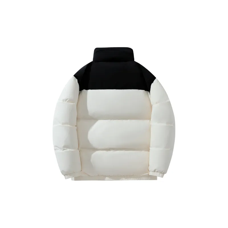 YOUSHIQI Monogram Print Unisex Down Jacket-3