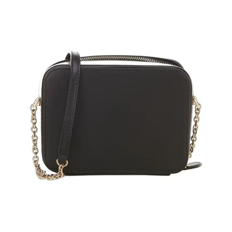 Furla Leather Portable Crossbody Bag Shoulder Bag Women's Yellow & Black-1
