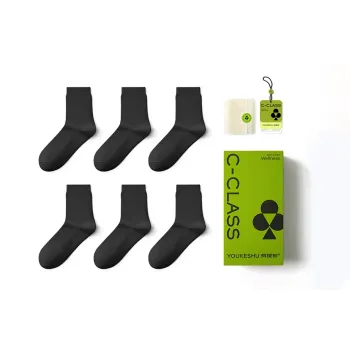 YOUKESHU Men Mid Calf Socks