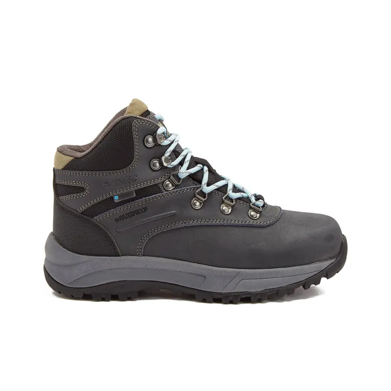 HI-TEC Altitude 6 Anti-Slip Wear-Resistant High-Top Outdoor Shoes Women's Dark Gray-1