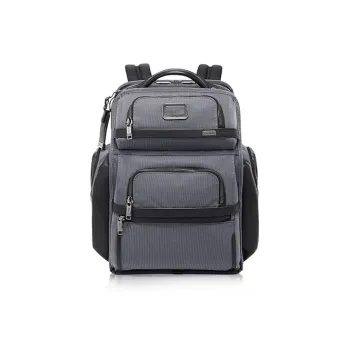 TUMI Alpha Polyester With Nylon Backpack Medium Size Men's Meteor Gray