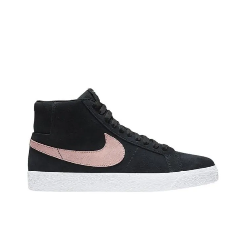 Nike Sb Blazer Mid Black Washed Coral-1