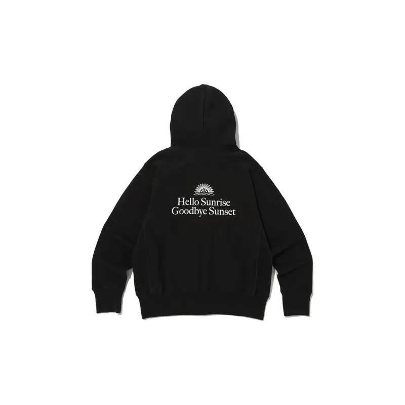 Champion x Hello Sunrise X Reverse Weave Sweatshirt Unisex Black-1