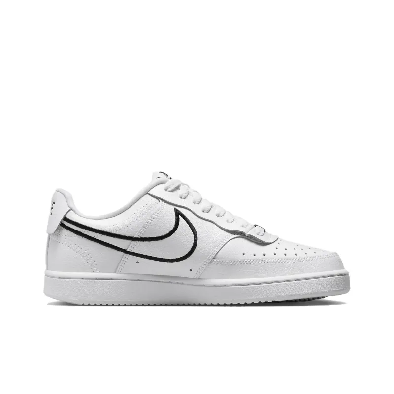 Nike Court Vision Low Premium 'White Black' Women's-1