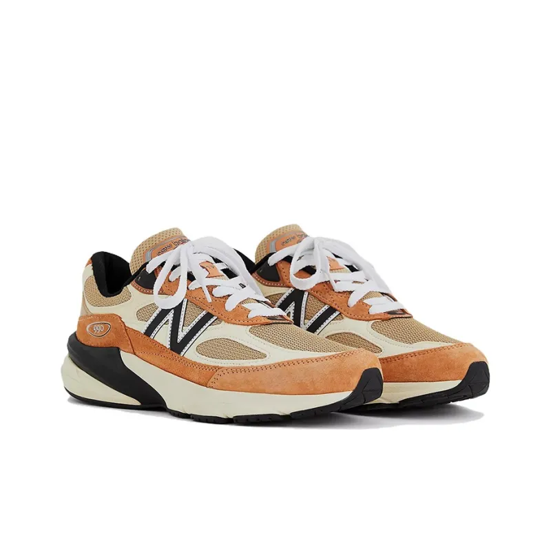 New Balance 990v6 MiUSA Teddy Santis Sepia Orange-2