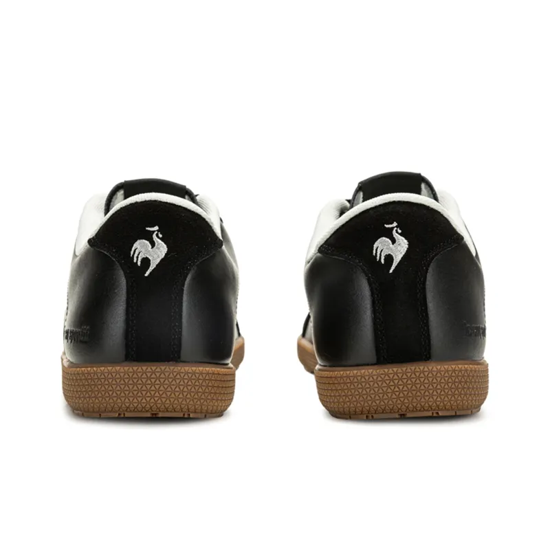 Le Coq Sportif Coverage Thermal Slip Resistant Cushioning Low Top Skateboard Shoes Unisex Black-4