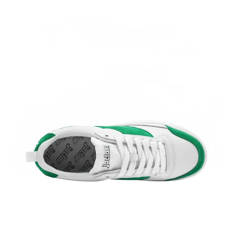JACLAR Skateboard Shoes Unisex White Green-5